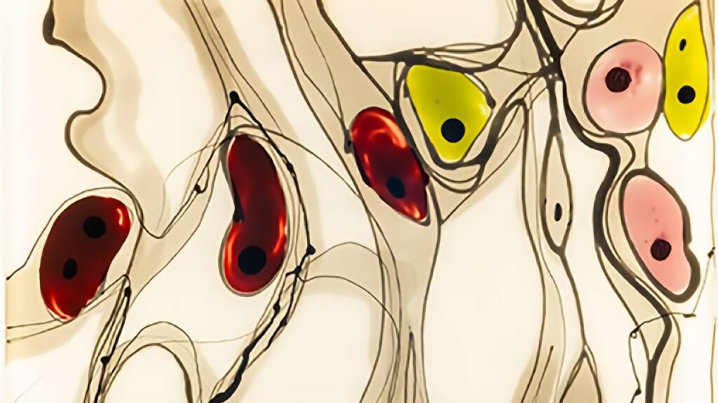 detail from "Floating Thoughts" by Martha Friedman https://marthafriedmanwork.com