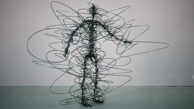 Antony Gormley Feeling Material XXIV, 2005 Photograph by Stephen White